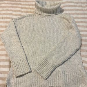Banana Republic Ivory Chunky Knit Sweater